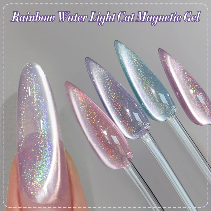 Born Pretty Rainbow Purple Magnetic Gel Nail Polish - Smarsty