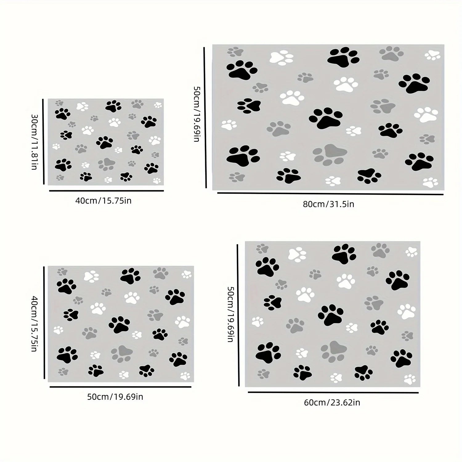 Absorbent Leak Proof Pet Feeding Mat for Easy Cleaning - Smarsty