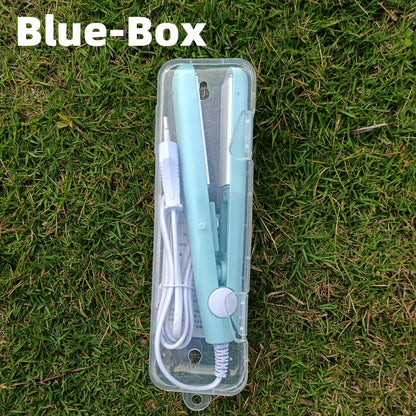 Mini Ceramic Hair Straightener and Curler for Quick Styling - Smarsty