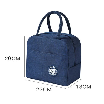 Insulated Portable Lunch Bag For Women Office Tote Compact - Smarsty