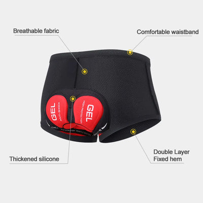 NEWBOLER Breathable Cycling Underwear Cycling Shorts 5D Gel Pad Shockproof Bicycle Underpant MTB Road Bike Underwear Man Shorts by Smarsty