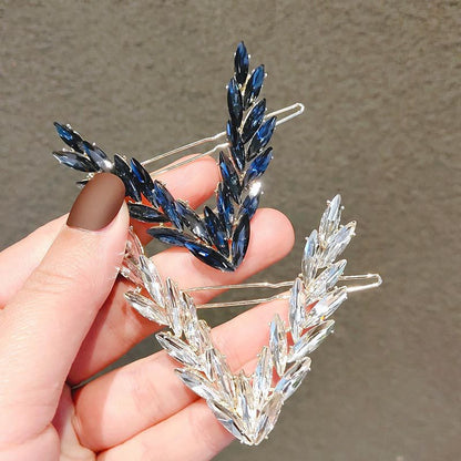 Luxury Crystal Hair Clip for Women with V Shape Design - Smarsty