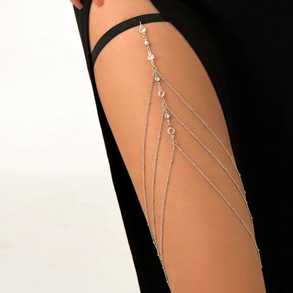 Bohemian Double Layer Metal Leg Chain for Women - Smarsty