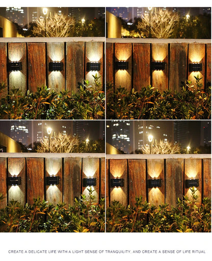 Solar LED Outdoor Light with Motion Sensor Waterproof Design - Smarsty