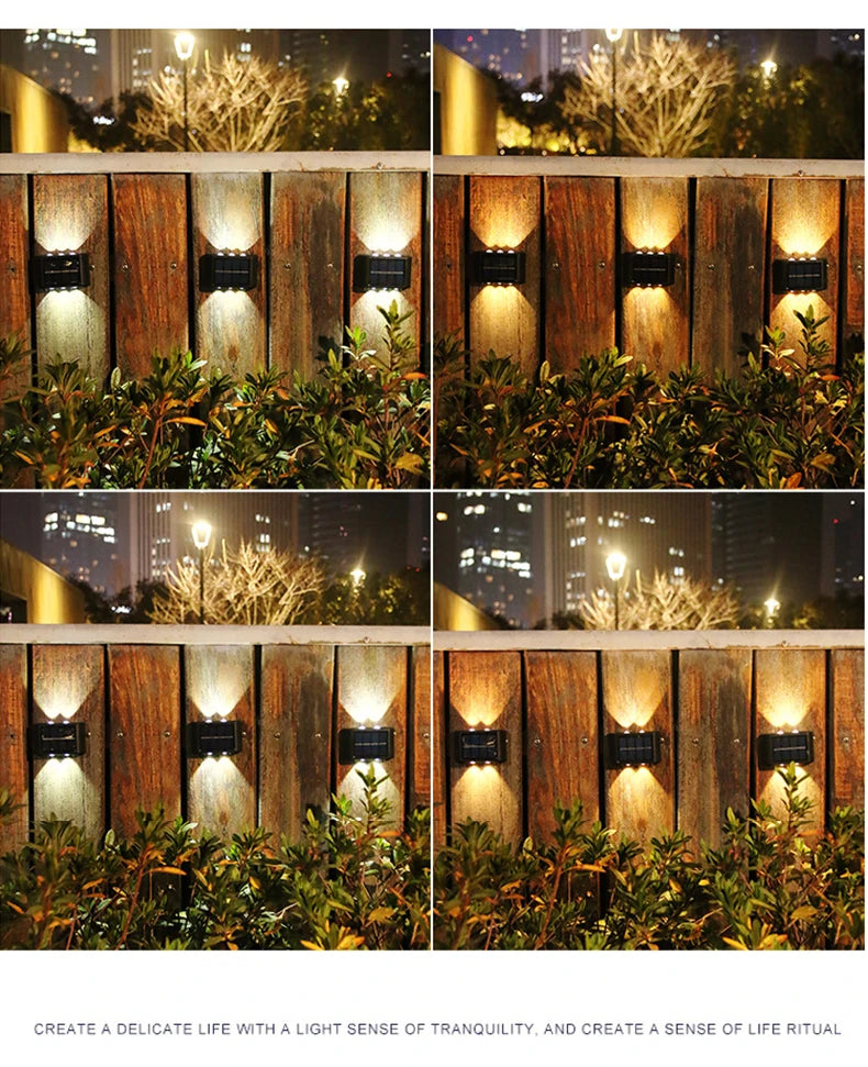Solar LED Outdoor Light with Motion Sensor Waterproof Design - Smarsty