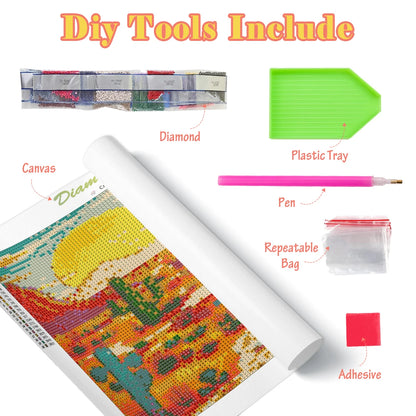 SDOYUNO Diamond Painting Kit for Ancient Architecture - Smarsty
