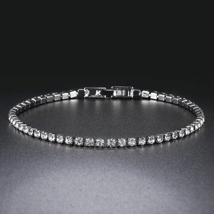 Trendy Women's Tennis Bracelet with AAA+ Cubic Zirconia - Smarsty