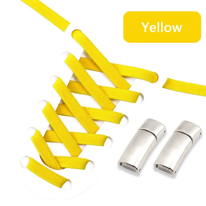 NEW NoTie Shoelaces Magnetic Shoe Laces Clip Flat Elastic Stretch Laces Sneakers Woman Men Children Casual Shoelace for AJ AF1