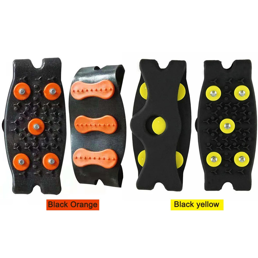5-Stud Climbing Crampons Anti Slip Mountaineering Cleats Unisex Snow Claw Shoe Covers Walking Hiking Accessories - Smarsty
