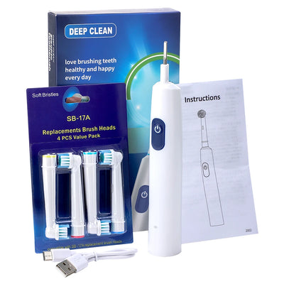 Waterproof Electric Toothbrush with 5 Cleaning Modes - Smarsty