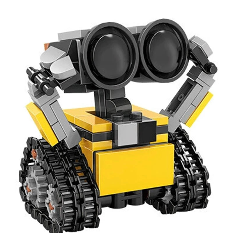 New mini Wall-E Building Block Kit MOC Idea Technical Classic Movie Model Building Block Assembly Children's Toy Gift