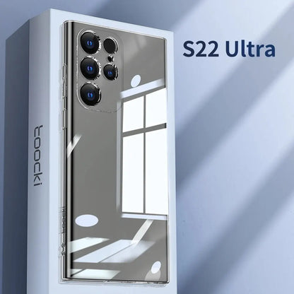 Clear TPU Phone Case For S21 S22 S23 S24 Dustproof - Smarsty