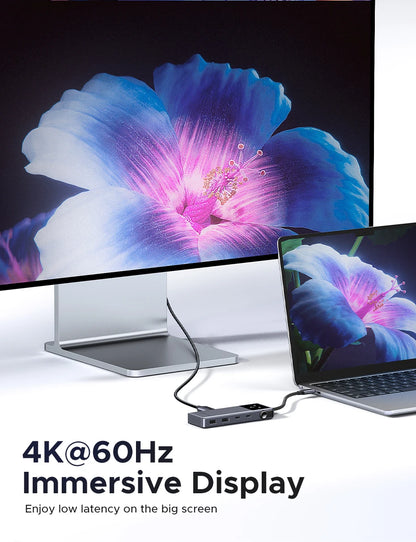 USB C Hub 6 In 1 4K60Hz PD100W ProDockingStation Adapter