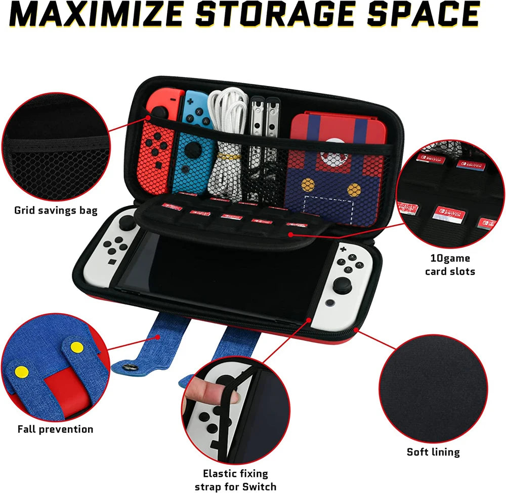 EVA Portable Carrying Case for Nintendo Switch - Smarsty