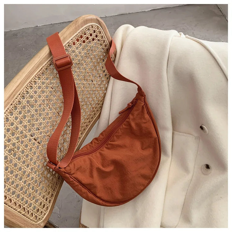 Casual Nylon Crossbody Bag for Women Large Capacity - Smarsty