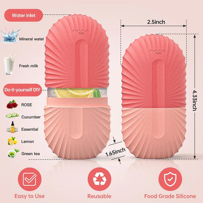 Silicone Ice Face Roller for Pore Reduction and Eye Puffiness - Smarsty