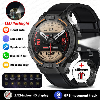 Military Smartwatch for Men with Health Monitoring Features - Smarsty