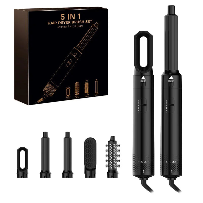 5 In 1 Hair Dryer Hot Air Comb For Styling - Smarsty