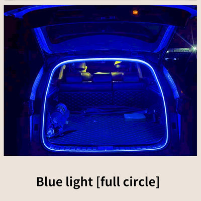 Car high brightness trunk lighting ambient light interior decoration LED wiring free automatic sensing tailgate light strip - Smarsty