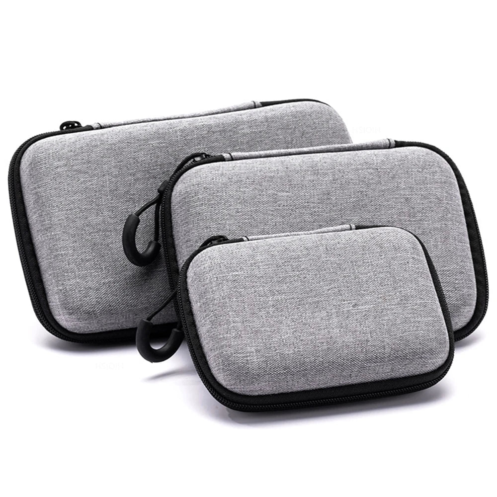 Portable Data Cable Organizer Bag for Travel - Smarsty