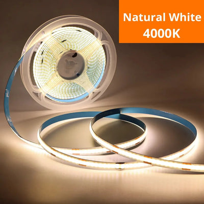 LED COB Light Strip Touch Dimmer Flexible Diode Tape 5V USB Linear Indoor Lighting Lamp Room DIY TV Mirror Backlight Wall Decor - Smarsty
