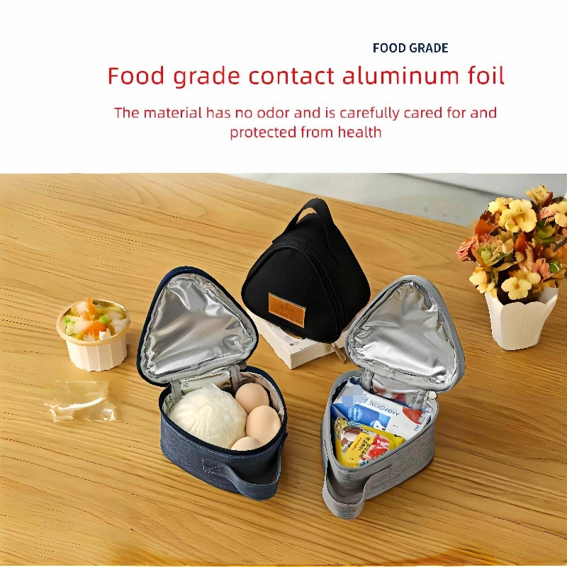 Triangular Insulated Lunch Bag Keeps Food Fresh All Day - Smarsty