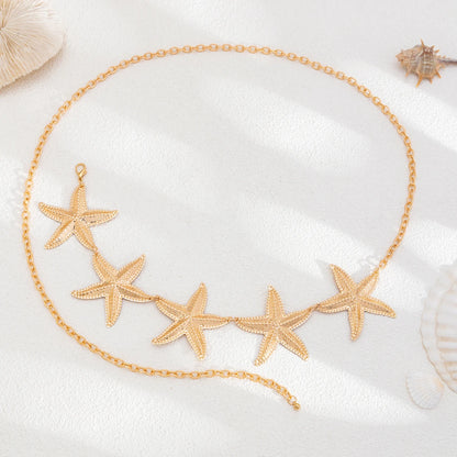 Ingemark Vintage Metal Starfish Belly Chain for Women - Smarsty