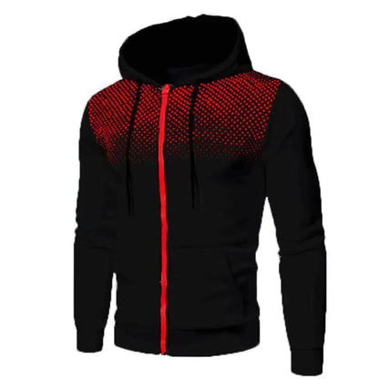 2024 New Men's Hoodie Jacket Streetwear Long Sleeve Sweatshirts Zipper Hooded Pullover Male Sportswear Men Clothing Streetwear - Smarsty