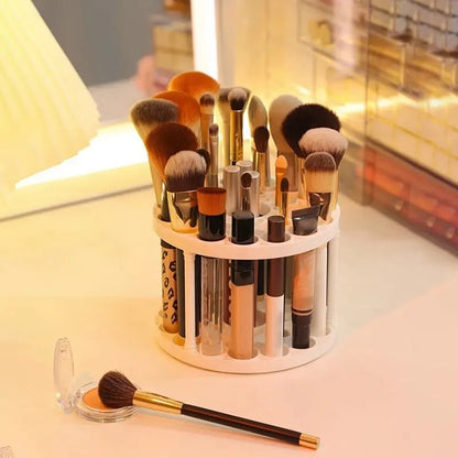 Makeup Brush Storage Rack with Compartment Design - Smarsty