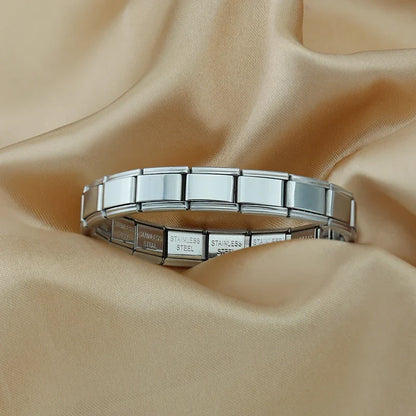 Hapiship Women's DIY Stainless Steel Charm Bracelet - Smarsty