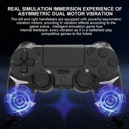 GAMINJA Wireless Gamepad Bluetooth Controller for PS4 PC - Smarsty