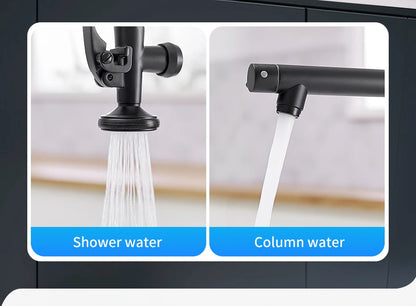 Chrome Brass Kitchen Faucet with Pull Out Spray - Smarsty
