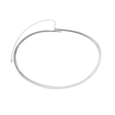 Double Layer Metal Snake Chain Belly Waist Jewelry - Smarsty