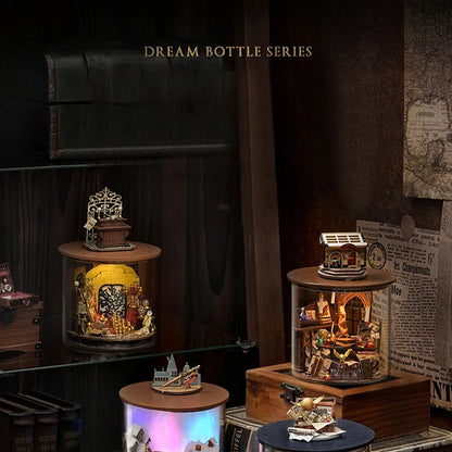 Mini DIY Kit For Doll House Making And Assembling Room Models Toys Home And Bedroom Decorations With Furniture Wooden Crafts by Smarsty