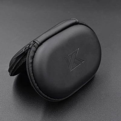 PU Leather Earphones Storage Case with Zipper Closure - Smarsty