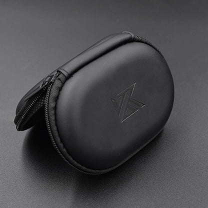 PU Leather Earphones Storage Case with Zipper Closure - Smarsty
