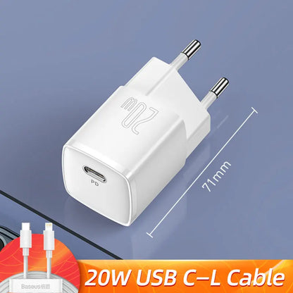 20W USB Type C Charger PD Fast Charge Portable Compact - Smarsty