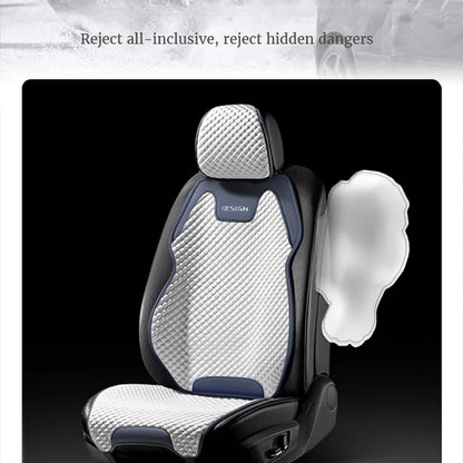Ice Silk Car Seat Cushion With Ventilation For Comfort - Smarsty