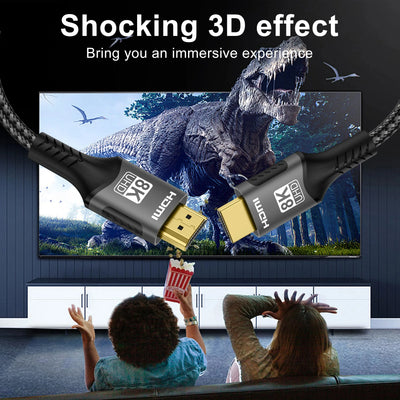 High Speed 8K HDMI Cable with Braided Nylon Design - Smarsty