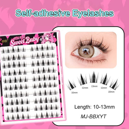 Self Adhesive Cluster Lashes for Effortless Application - Smarsty