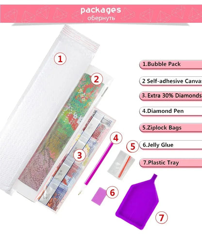 Disney 5D Diamond Painting Stitch Flower Home Decor - Smarsty