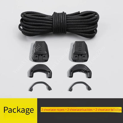 New No tie Shoe laces Round Tennis Laces Without ties Adult Kids Quality Running Sneakers Shoelaces Black White Shoes Accesories - Smarsty