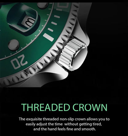 LIGE Luxury Waterproof Diver Watch for Men - Smarsty