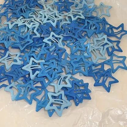 Colorful Kawaii Star Hair Clips for Sweet Girls - Smarsty