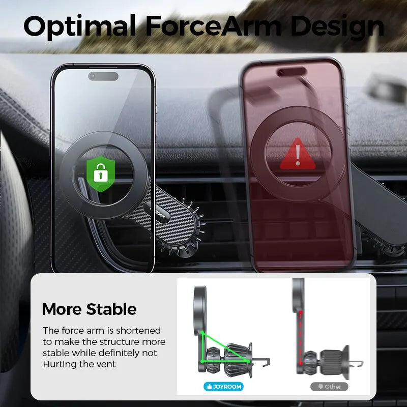 Magnetic Car Phone Holder Universal Air Vent Mount - Smarsty