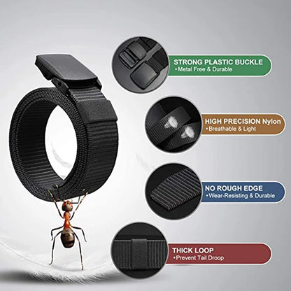 Military Tactical Nylon Belt with Automatic Buckle Durable Outdoor Canvas Belt for Men - Smarsty