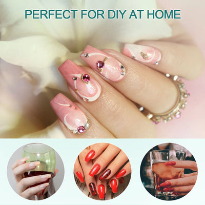 Gel X Nail Tips 120pcs Easy Soak Off Extensions - Smarsty
