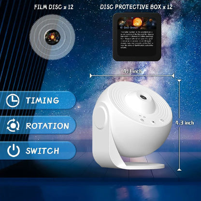 Galaxy Projector Night Light with 360 Degree Rotation - Smarsty