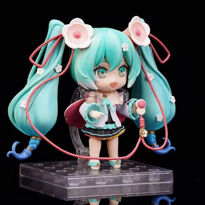10cm #1939 Hatsune Miku Anime Figure 15th Anniversary Strawberry Miku Action Figure #1940 PVC Collection Model Doll Toys Gift - Smarsty
