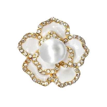 1pcs Metal Shoe Charms for Women Girls Flower Tulip Heart Butterfly Daisy Luxury Pearl Shoe Decorations Pins Sandal Accessories